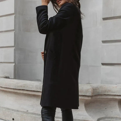 Dalia® | elegant long wool coat for winter