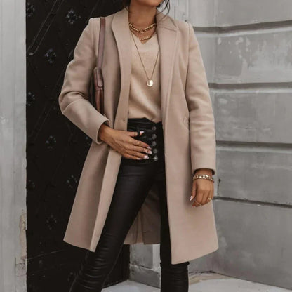 Dalia® | elegant long wool coat for winter