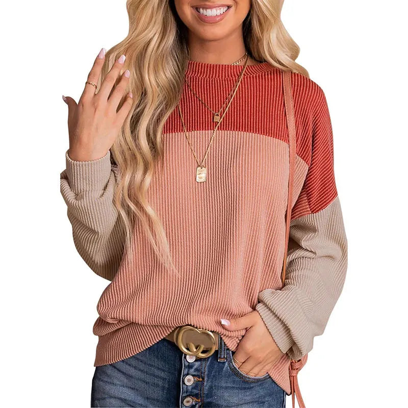 Leire® | Casual crew neck pullover sweatshirt