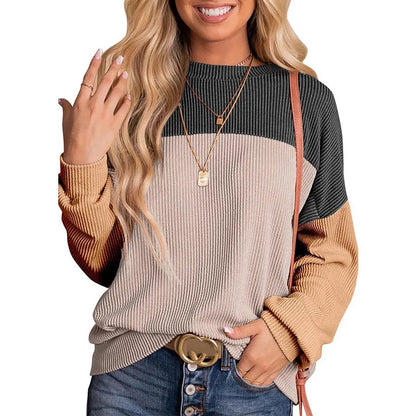 Leire® | Casual crew neck pullover sweatshirt