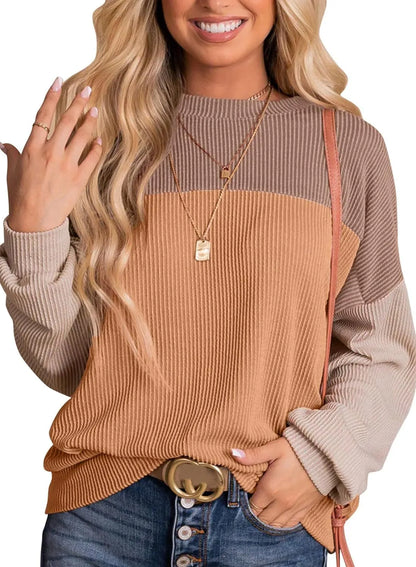Leire® | Casual crew neck pullover sweatshirt