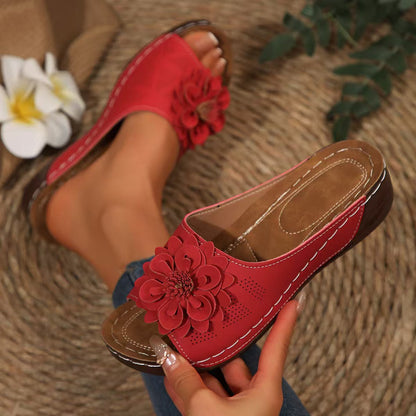 Reina® | Women'S Floral Slide Sandals