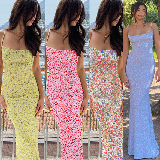 Leila® | Women'S Floral Slip Maxi Dress