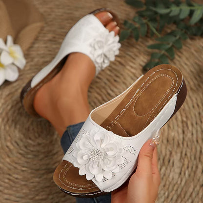 Reina® | Women'S Floral Slide Sandals