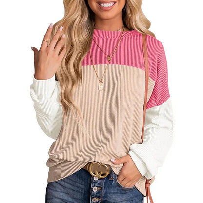 Leire® | Casual crew neck pullover sweatshirt