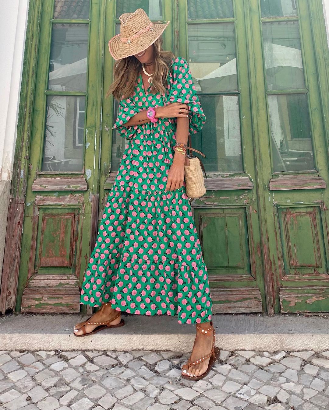 Adelina® | Long Bohemian Dress