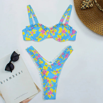 Yomara® | Cute Bikini With Ruffle Details