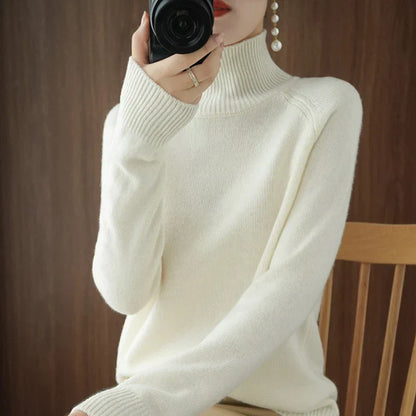 Leonie® | Elegant autumn winter turtleneck sweater