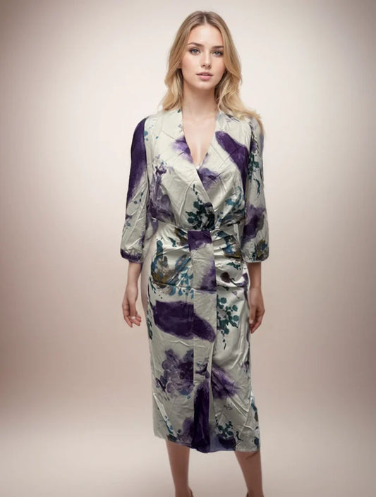 Leire® | Women Skirts Suits 2024 Spring Summer Print 2 Piece Outfit Casual Long Sleeve Slim Temperament Woman Loose Plus Size S-3Xl