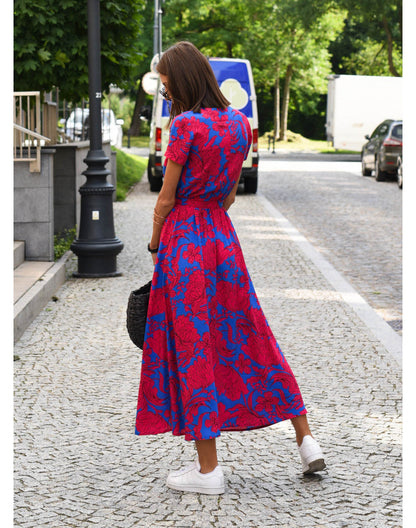 Lina® | Elegant summer dress with a V-neck