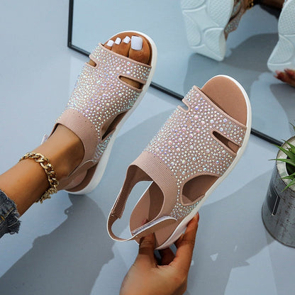 Adalina® | Sandals With Glitter
