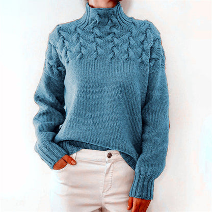 Leticia® | Knitted turtleneck sweater for women