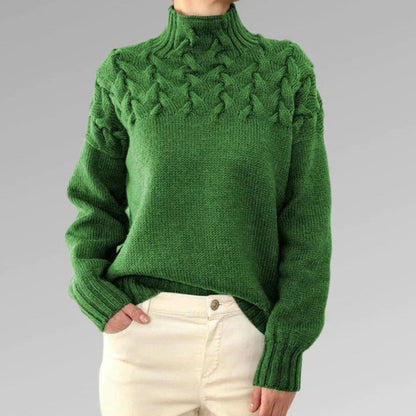 Leticia® | Knitted turtleneck sweater for women