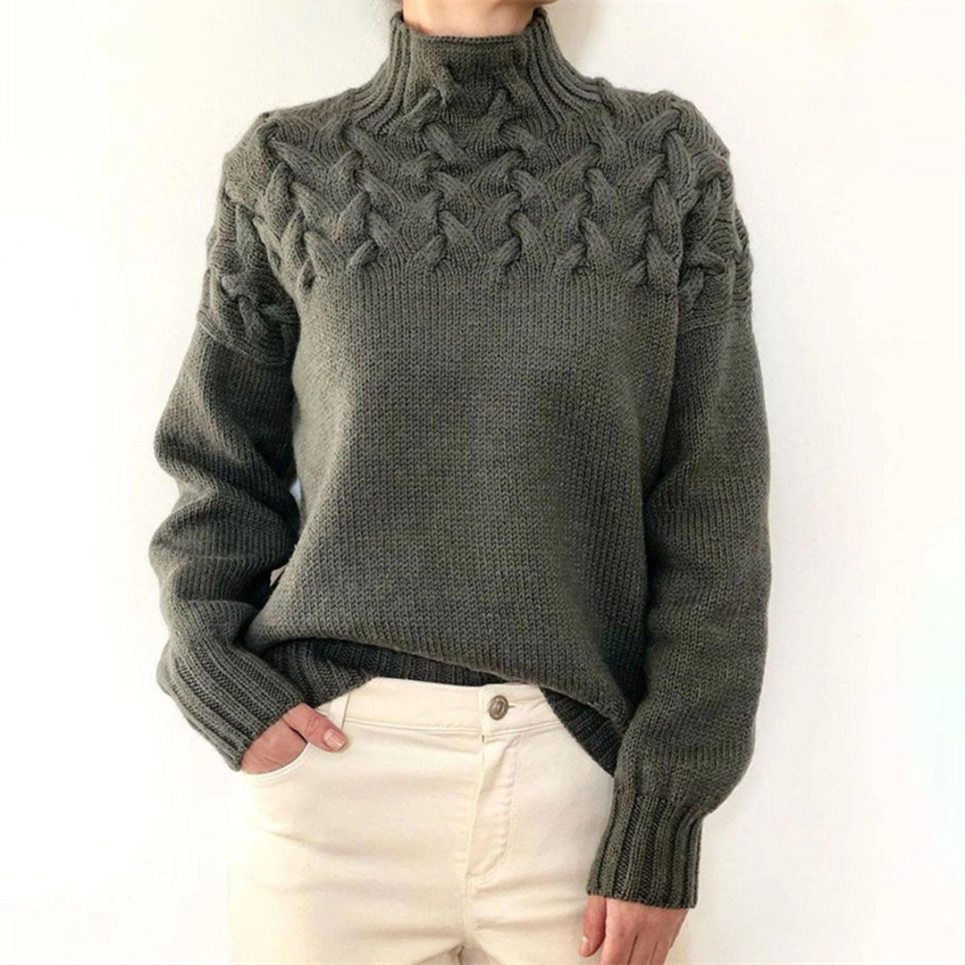 Leticia® | Knitted turtleneck sweater for women