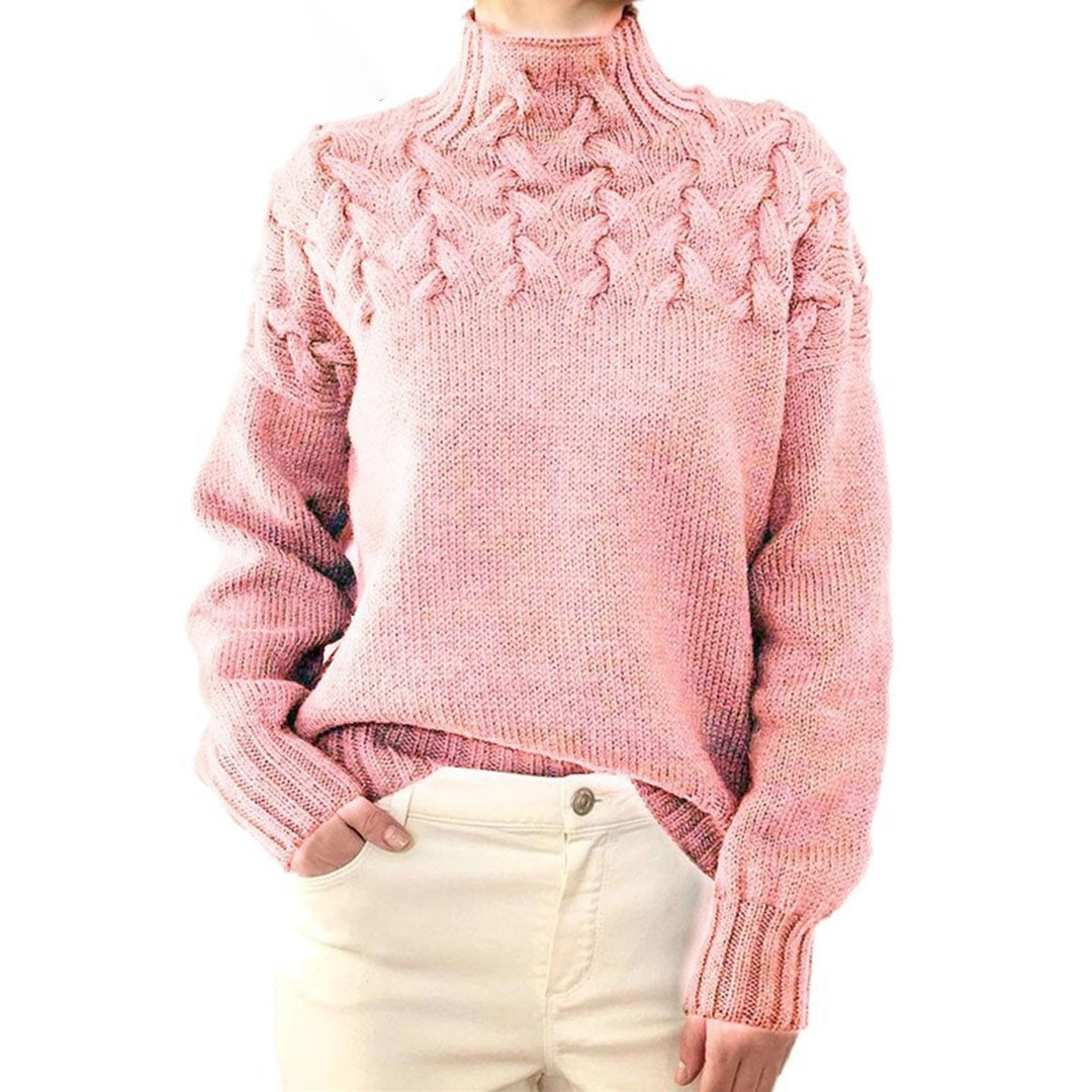 Leticia® | Knitted turtleneck sweater for women