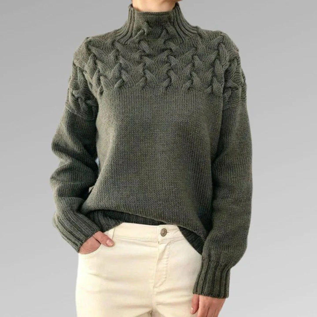Leticia® | Knitted turtleneck sweater for women