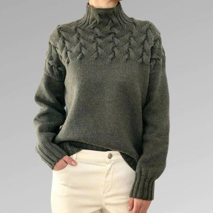 Leticia® | Knitted turtleneck sweater for women
