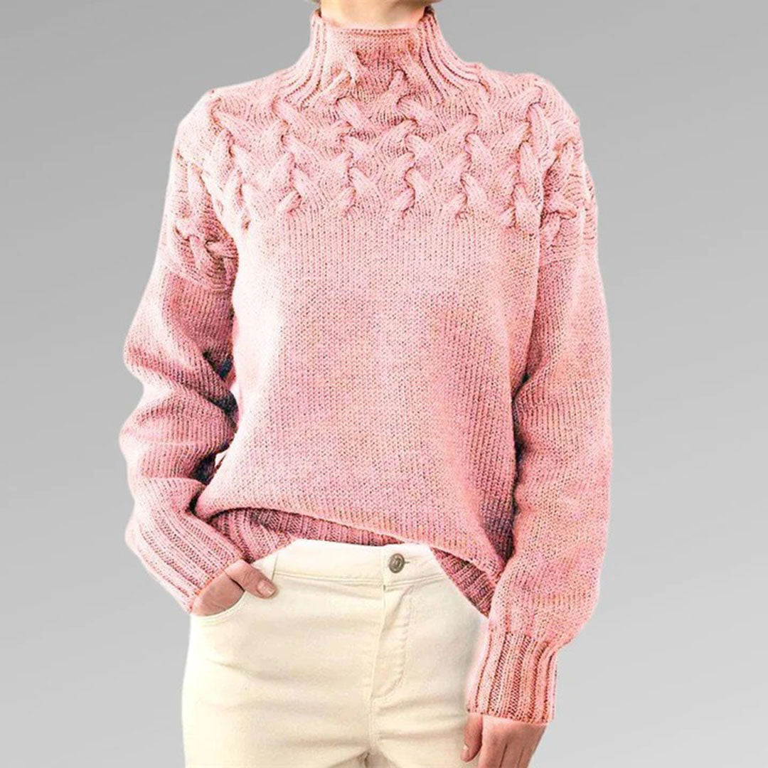 Leticia® | Knitted turtleneck sweater for women