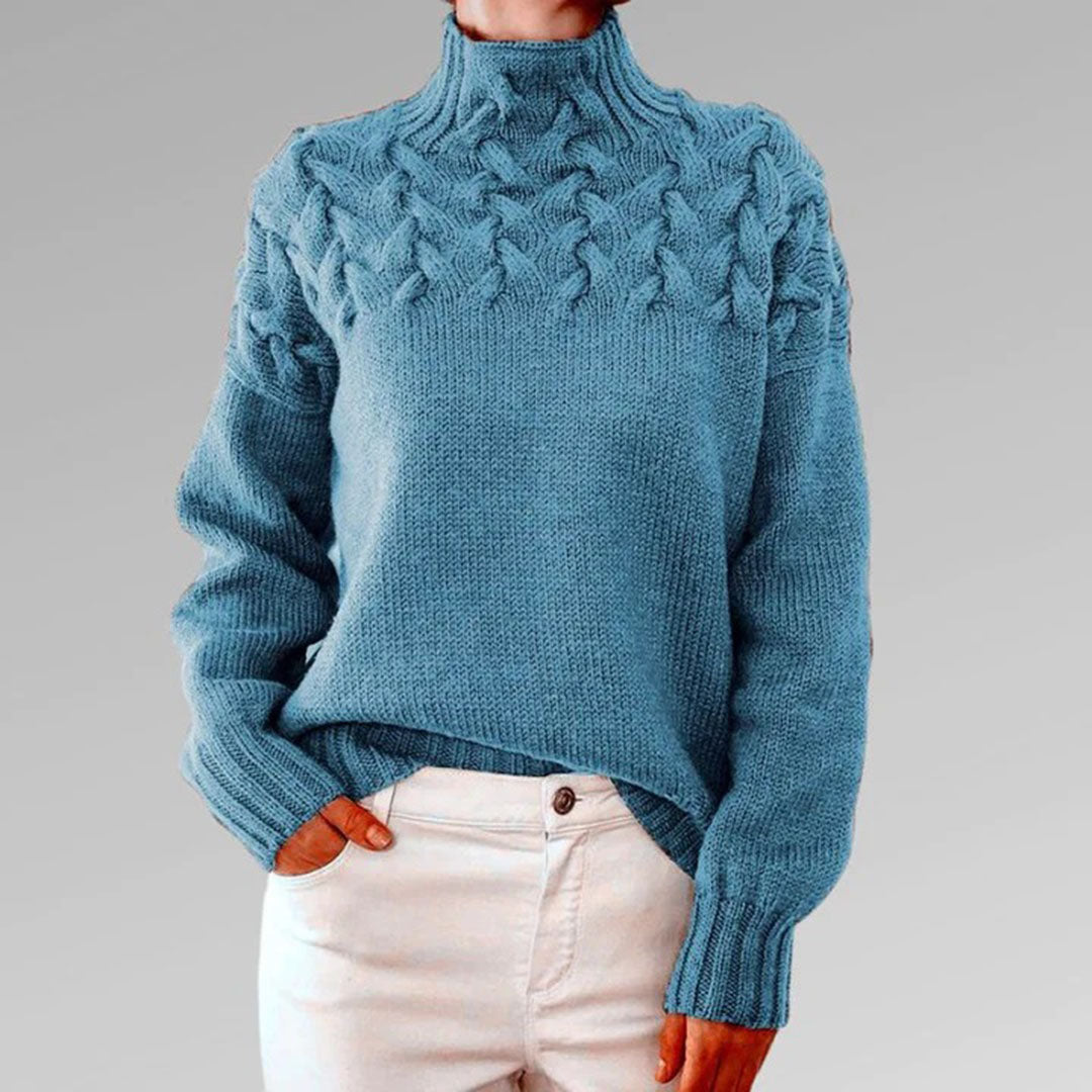 Leticia® | Knitted turtleneck sweater for women