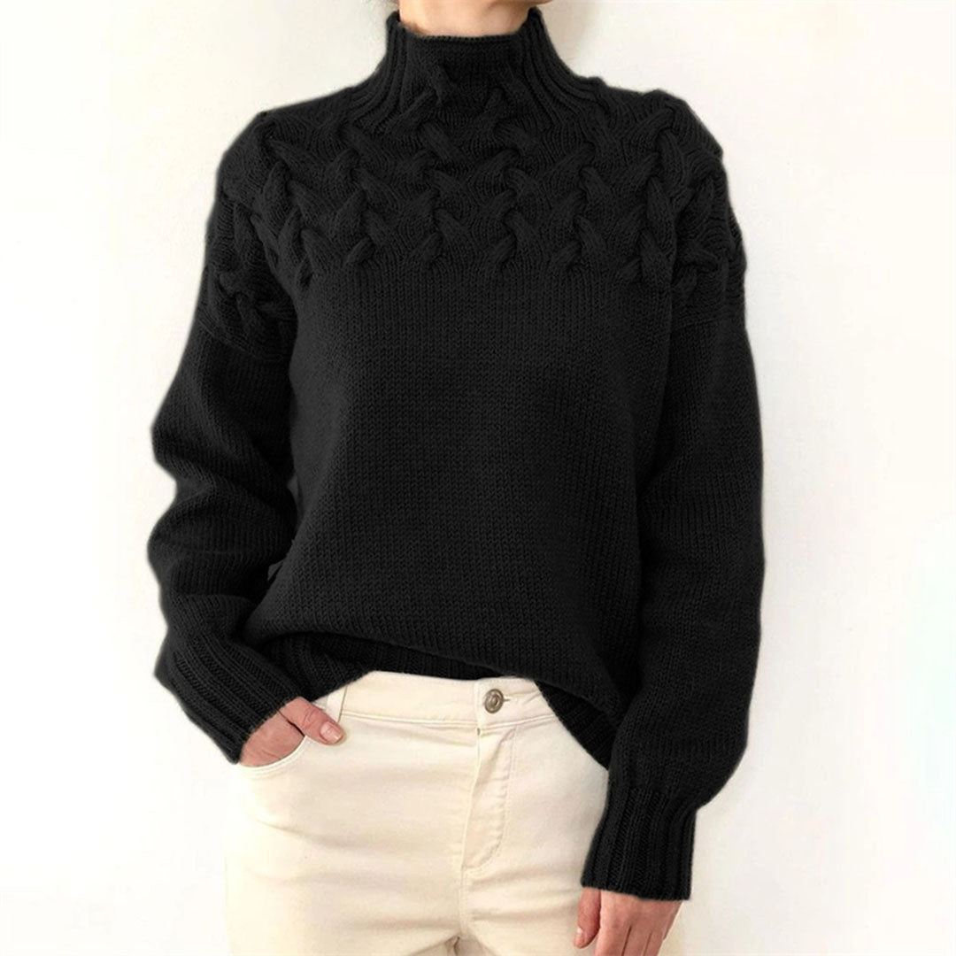 Leticia® | Knitted turtleneck sweater for women