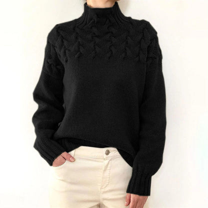 Leticia® | Knitted turtleneck sweater for women