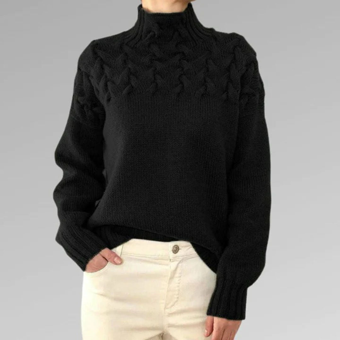 Leticia® | Knitted turtleneck sweater for women