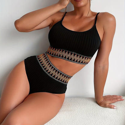 Yara® | Bohemian bikini with hot pants