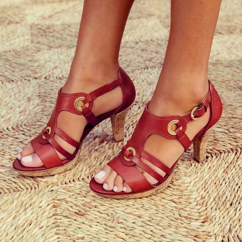Brielle® | Comfortable high heel sandals