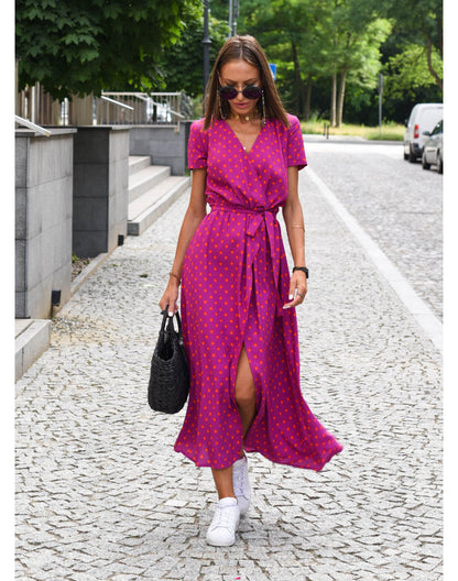 Lina® | Elegant summer dress with a V-neck