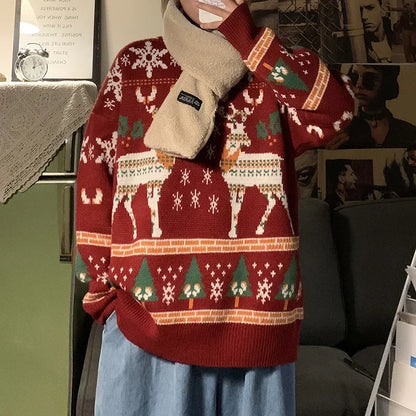 Leticia® | Half collar Christmas sweater