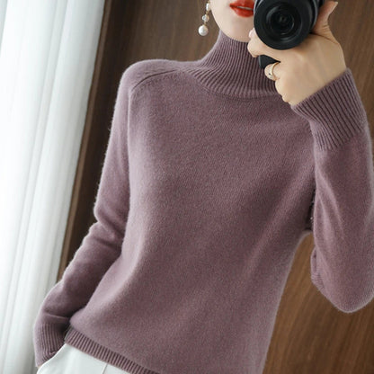 Leonie® | Elegant autumn winter turtleneck sweater