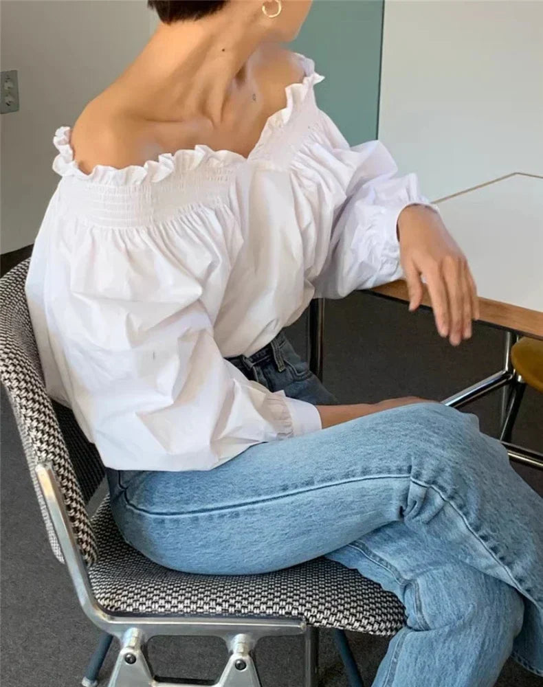 Leticia® | Blouse With Long Sleeves And Sexy Off-The-Shoulder Design
