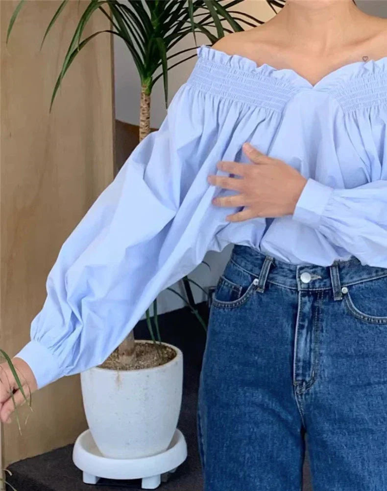 Leticia® | Blouse With Long Sleeves And Sexy Off-The-Shoulder Design
