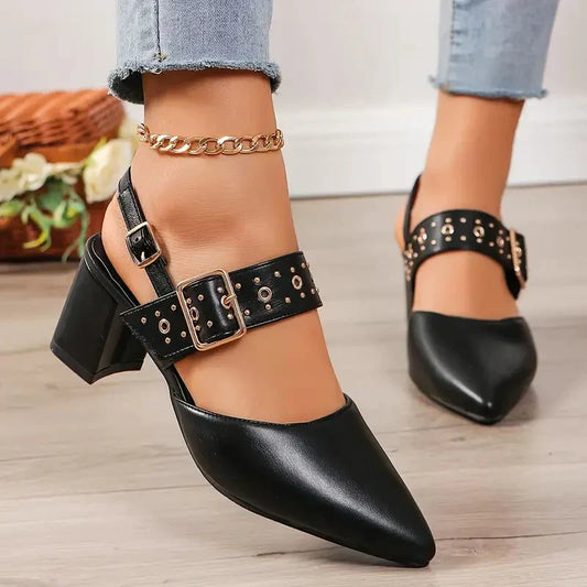 Imelda® | Elegant Sandals With Cuban Heels Tyrax