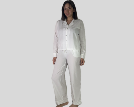 Long-sleeved Pajamas Set | Soft Comfortable Women's Sleepwear | Luxurious Sleep | M