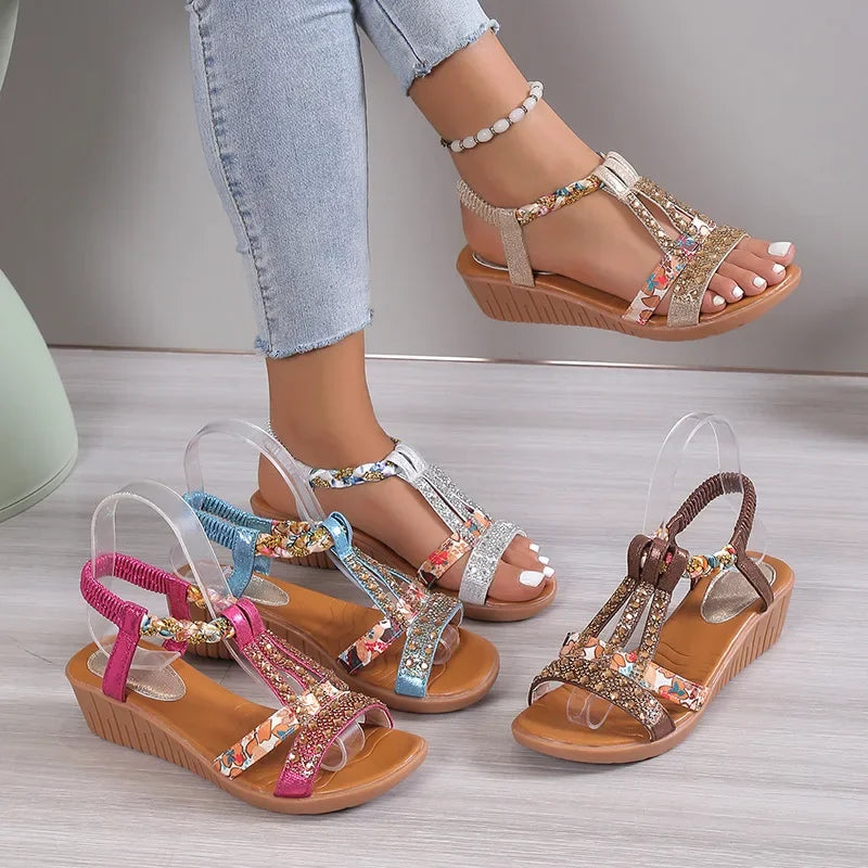 Thea® | Elegant Sandals With Beeping Toe