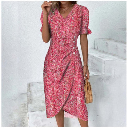 Lydia® | Fine Dress With Buttons