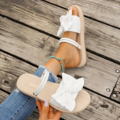 Teresa® | Stylish Flat Sandals With A Bow