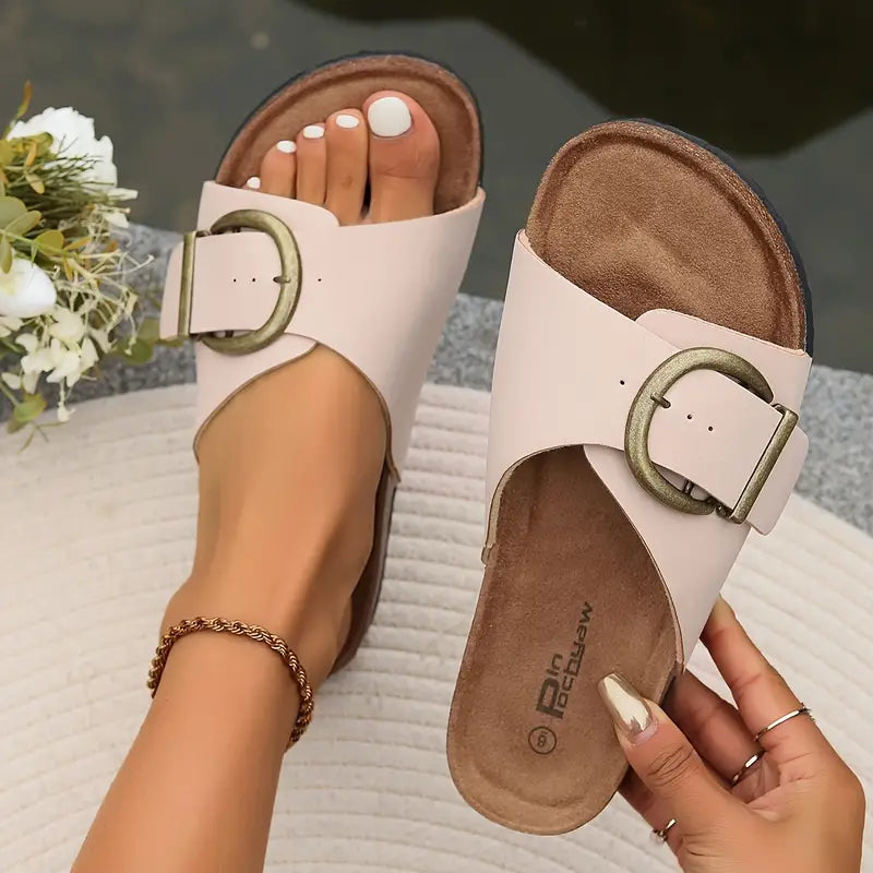 Rena® | Ergonomic sandals made of oiled leather