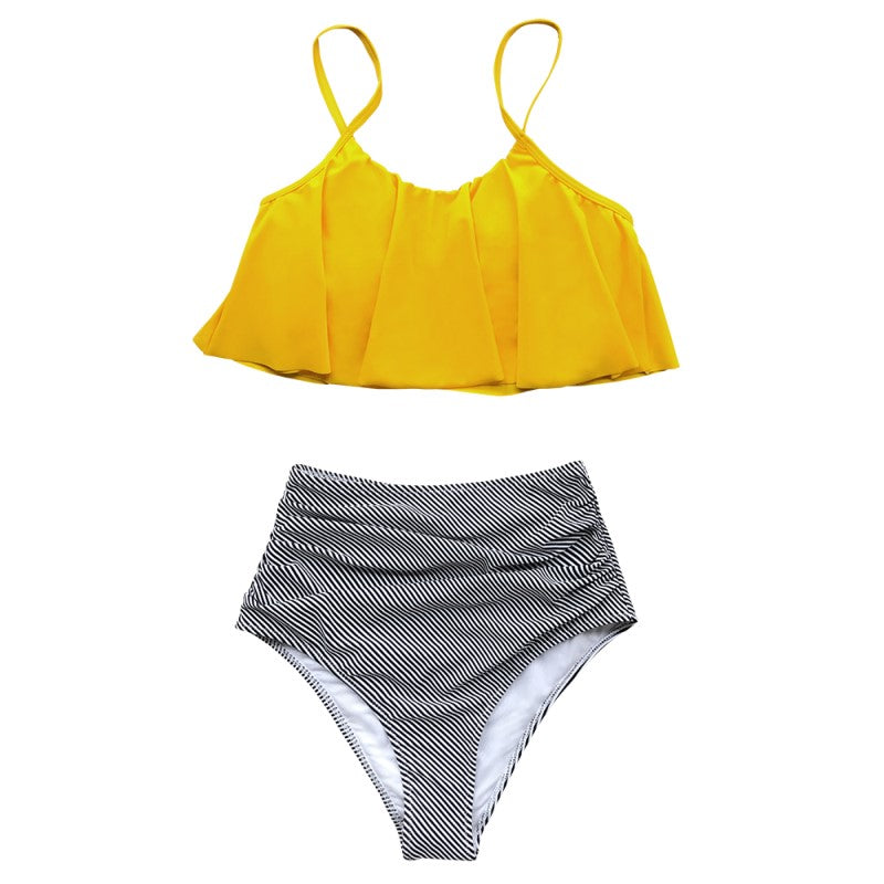 Laura® | Colorful Bikini With Ruffles