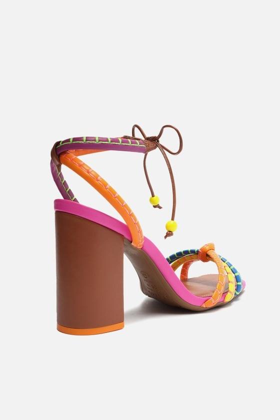 Magaly® | Heeled sandals with knotted strap