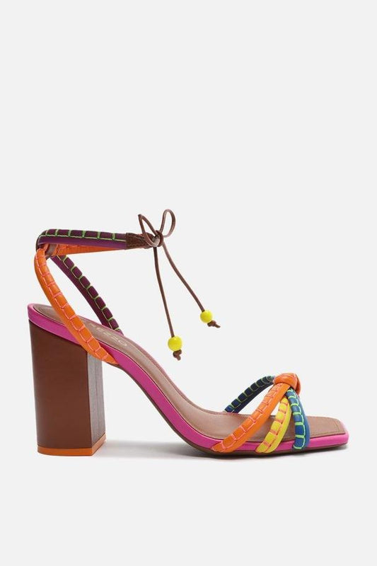 Magaly® | Heeled sandals with knotted strap