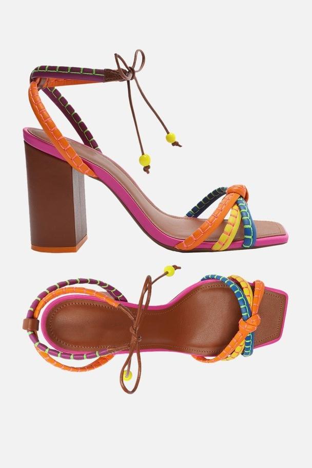 Magaly® | Heeled sandals with knotted strap