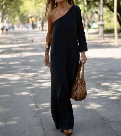 Abigail® | Elegantly flowing one-shoulder dress