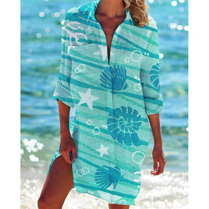 Libby® | Colorful shirt dress