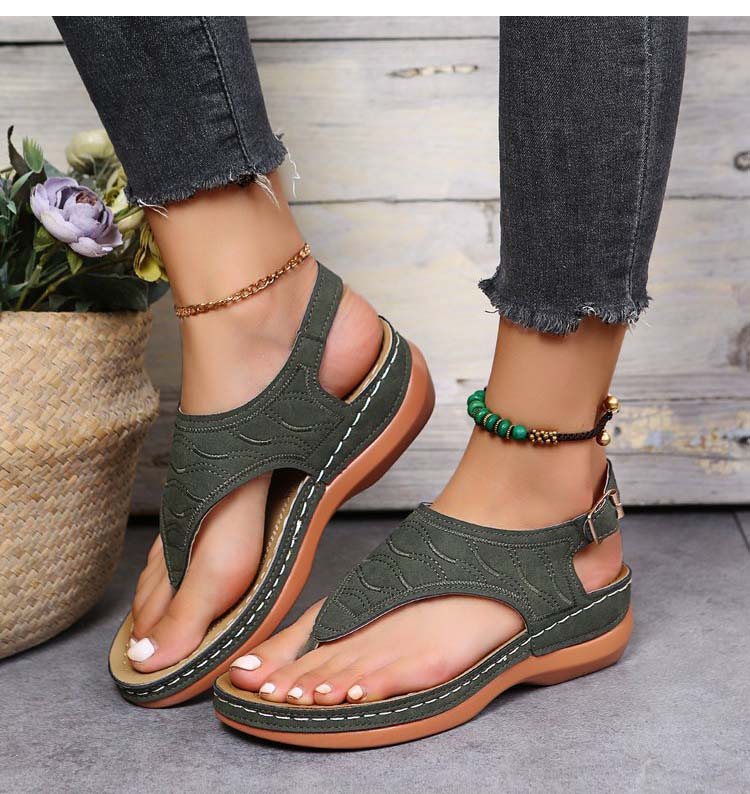 Irene® | Romanza Stylish wedge sandals for the summer beach look