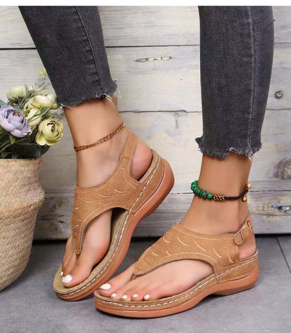 Irene® | Romanza Stylish wedge sandals for the summer beach look