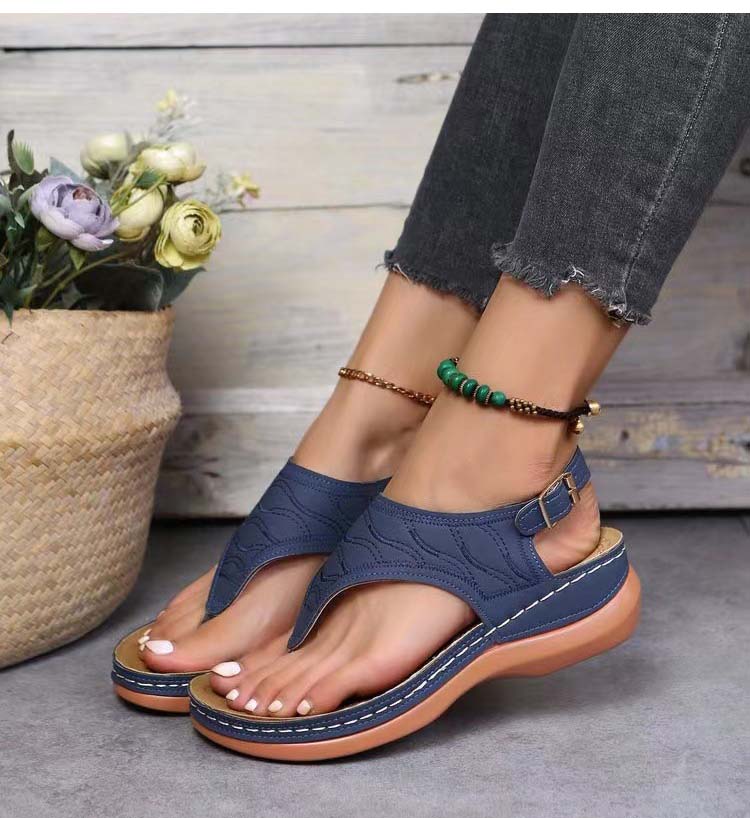 Irene® | Romanza Stylish wedge sandals for the summer beach look