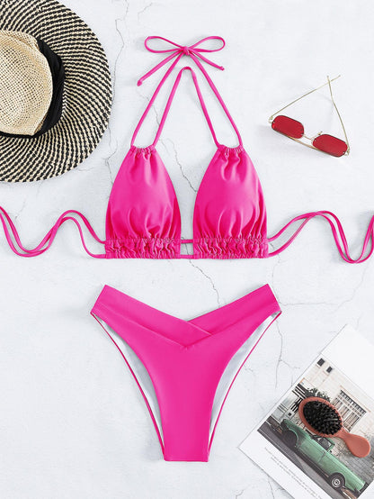 Talia® | Halterneck bikini with bow