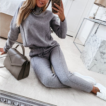 Cintia® | Women's lined wool fleece turtleneck sweater